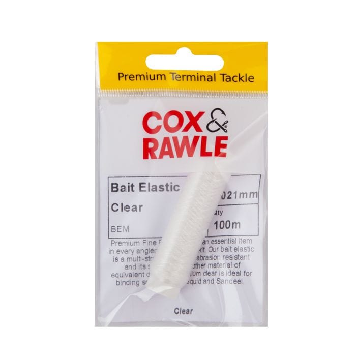 Cox & Rawle Premium Bait Elastic, clear
