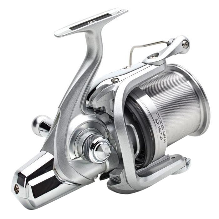 Daiwa Crosscast 45 SCW QD reel, front view