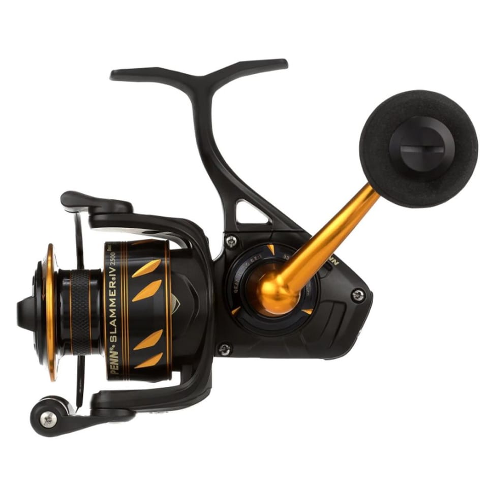 Penn Slammer IV spinning reel, side view