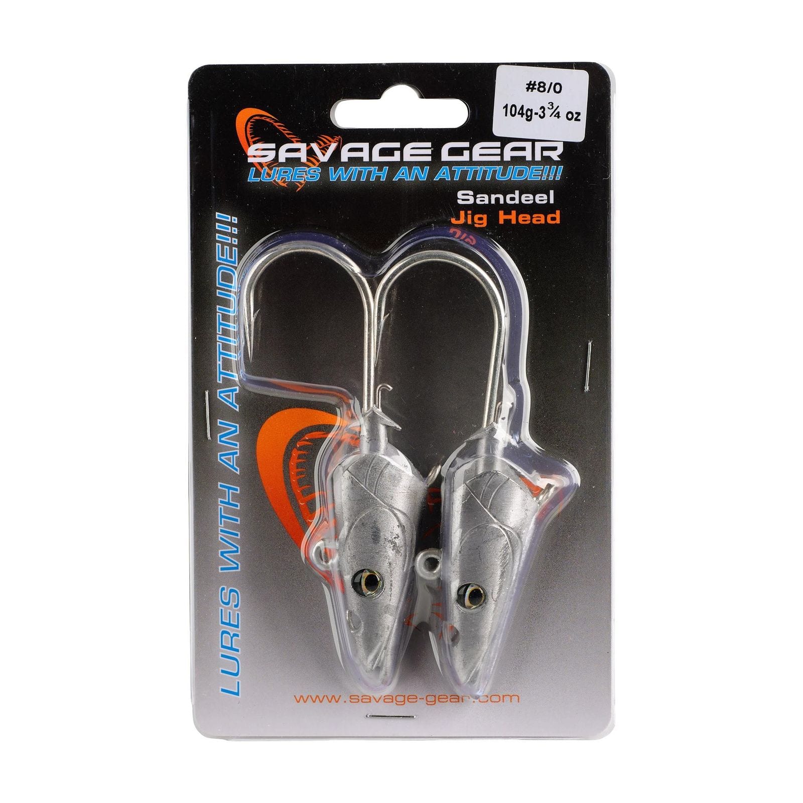 Savage Gear Sandeel jig head, packet of two