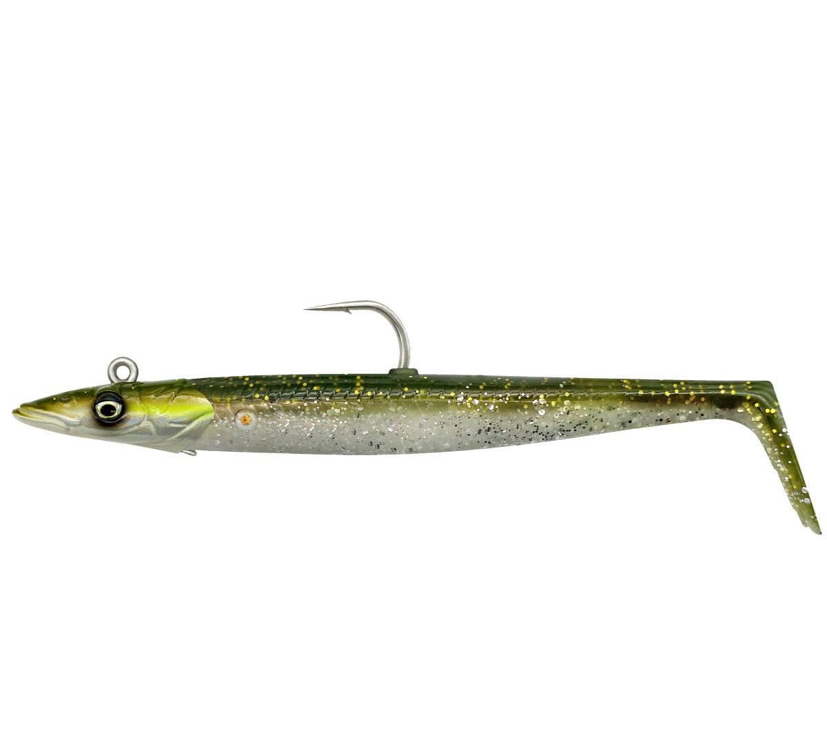 Savage Gear Sandeel V2, Green Silver