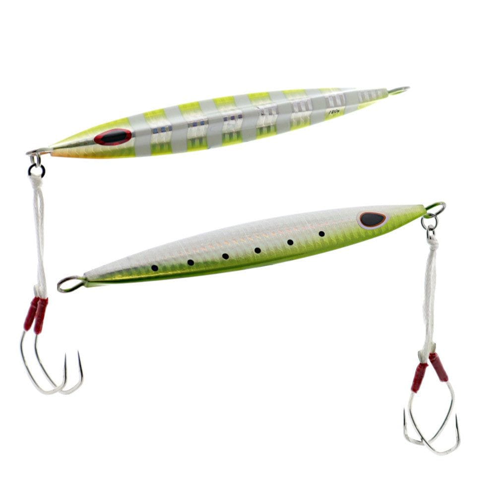Williamson Kensaki Jig, UV Green Sardine Zebra