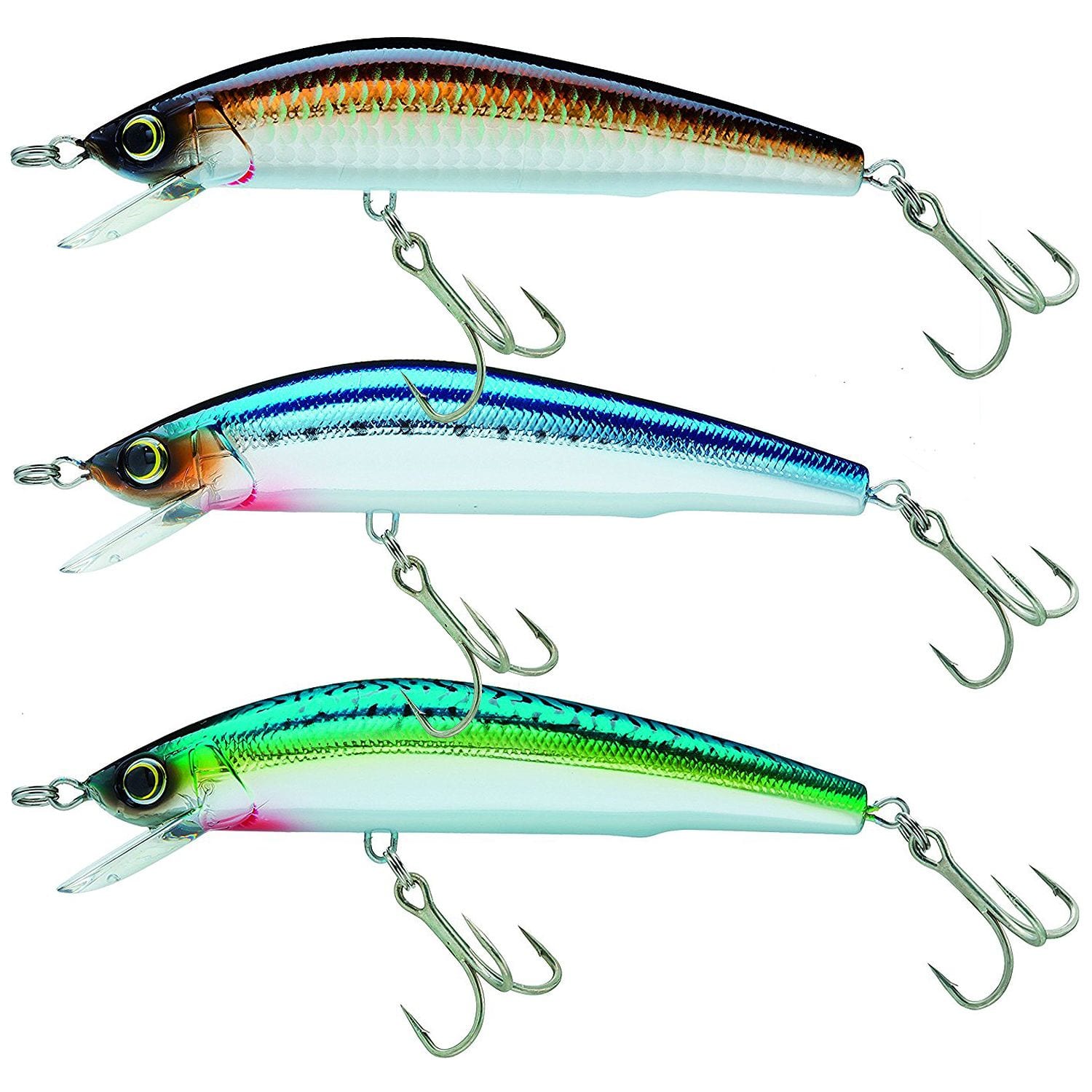Yo-Zuri Mag Minnow, three colours